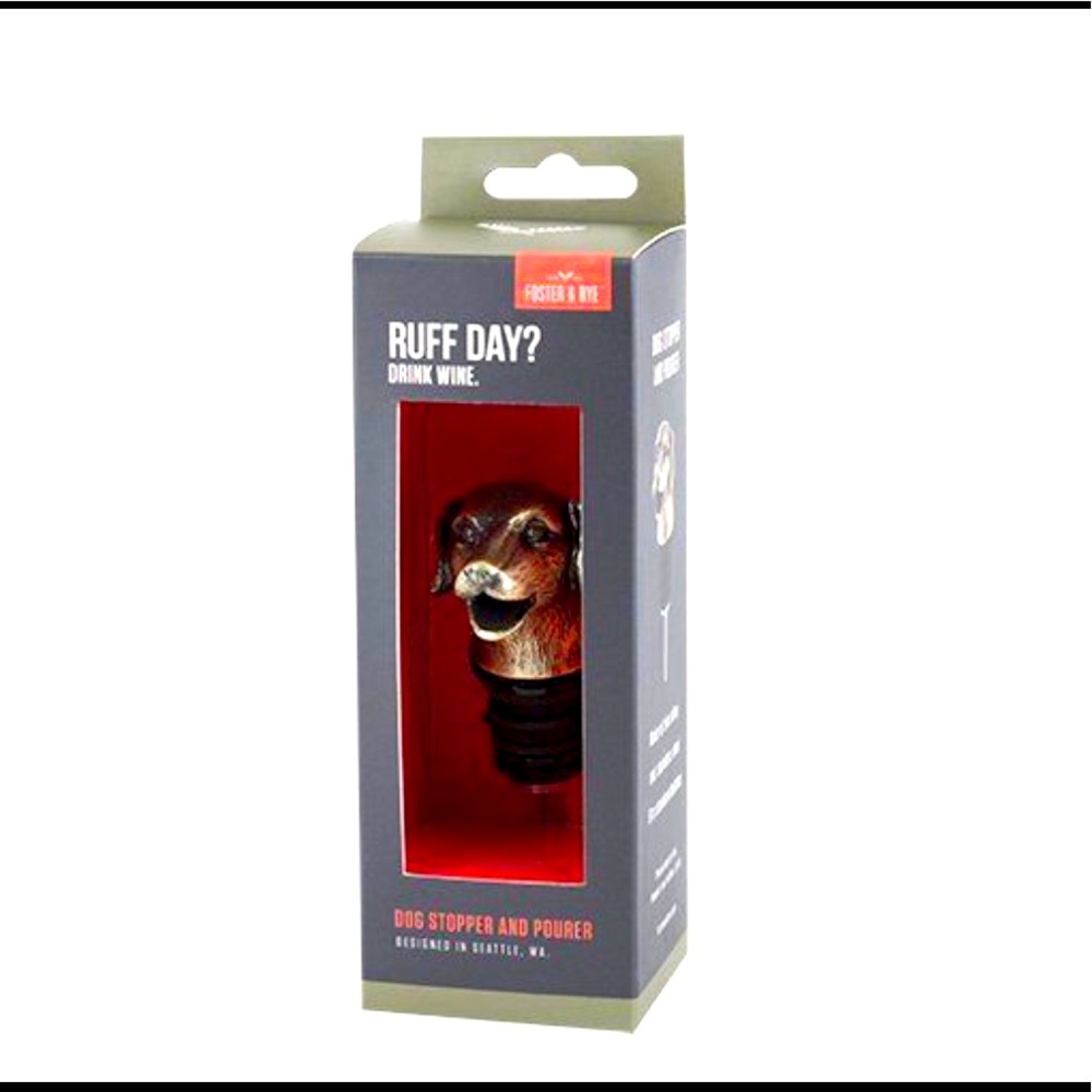 Foster & Rye Dog wine stopper